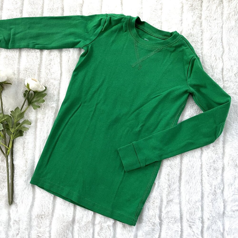 NWOT Kids Primary Pajama PJ Top (Green) 8-9Y